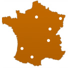 map of France