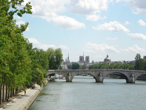 Paris, strolling down the Seine River