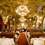 The dining room of Le Train Bleu at the Gare de Lyon train station