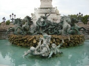 Fontaine Quinconces Bordeaux Architecture